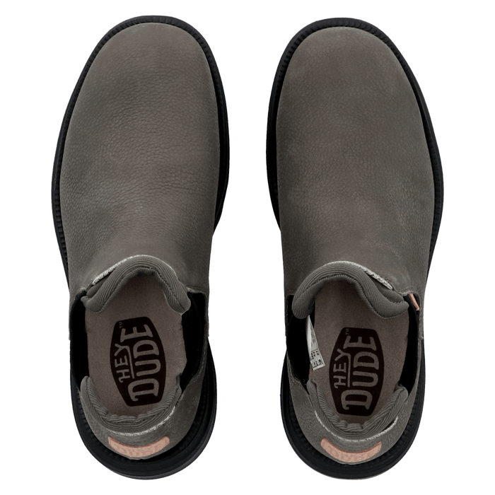 Branson Craft Leather Heren Boots Grey