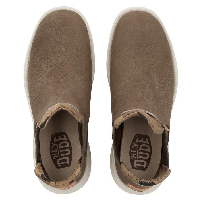 Branson Craft Leather Heren Boots Olive