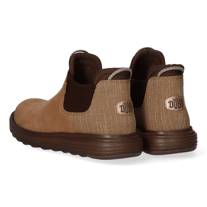 Branson Suede Dames Boots Cognac