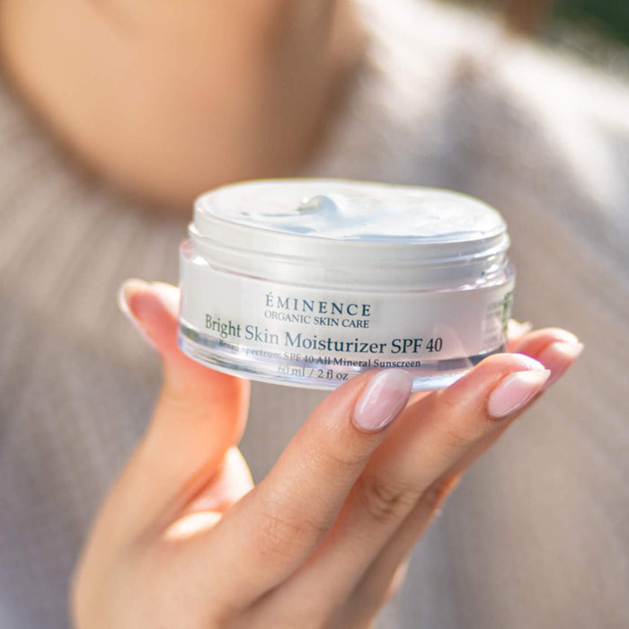 Eminence Bright Skin Moisturizer SPF 40 Lifestyle