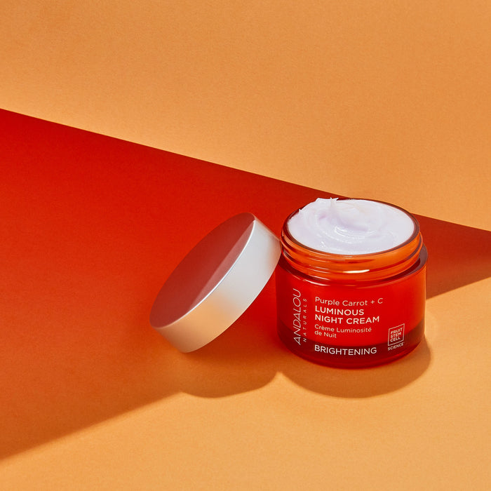 Brightening Purple Carrot + C Luminous Night Cream - Andalou Naturals US