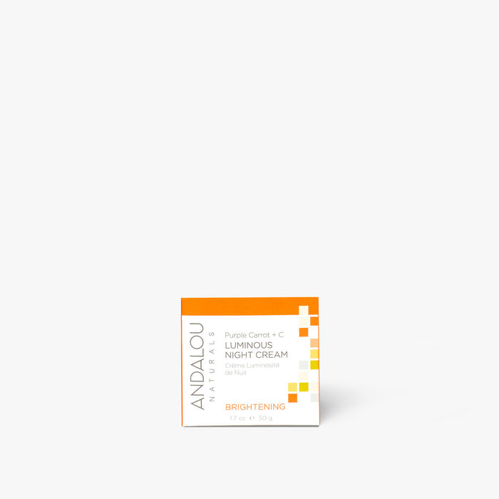 Brightening Purple Carrot + Vitamin C Luminous Night Cream - Andalou Naturals US