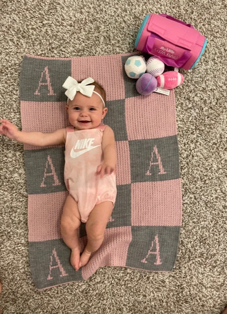 Butterscotch Blankets- Initials and Blocks