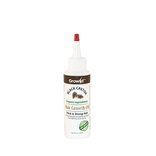 BY NATURES black castor hair growth oil white squeeze bottle with pointed applicator for scalp treatment