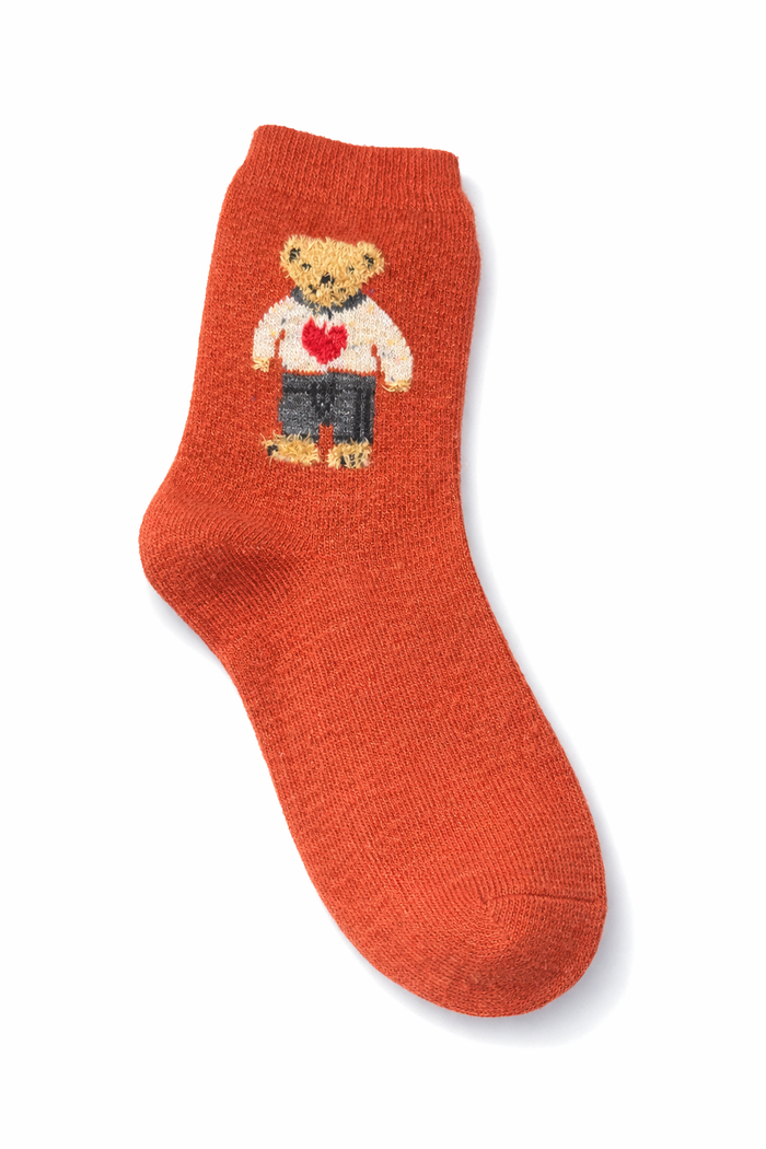 Calzini Teddy Heart 2 <3 Ruggine