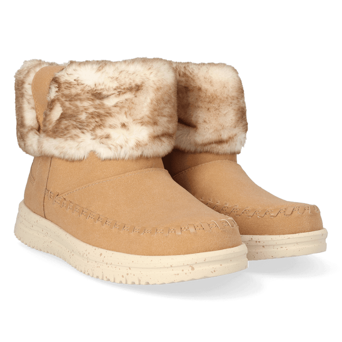 Camden Cuff Classic Cozy Dames Boots Cognac