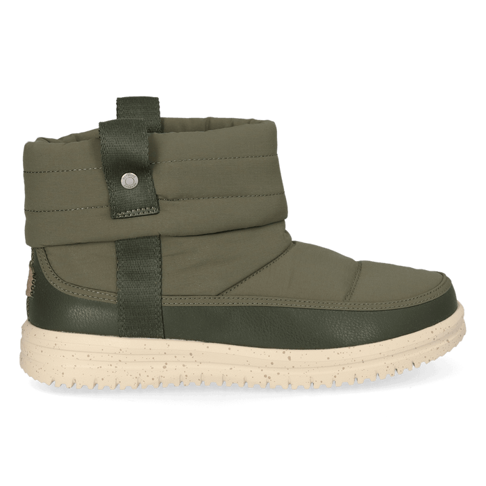 Camden Cuff Nylon Quilt Dames Boots Dark Olive