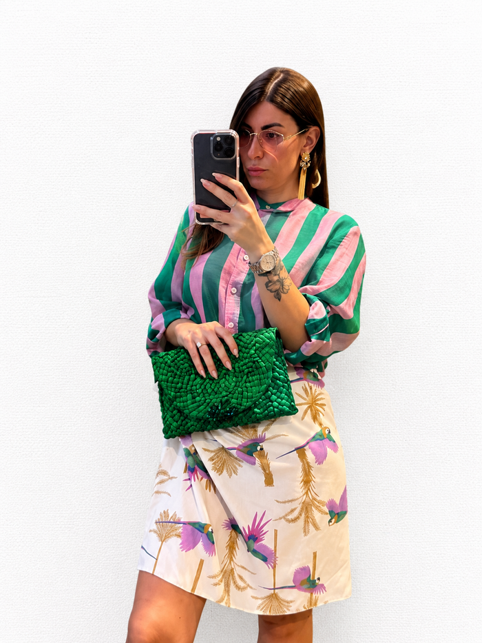 Camicia Stripes Pink & Green Have One