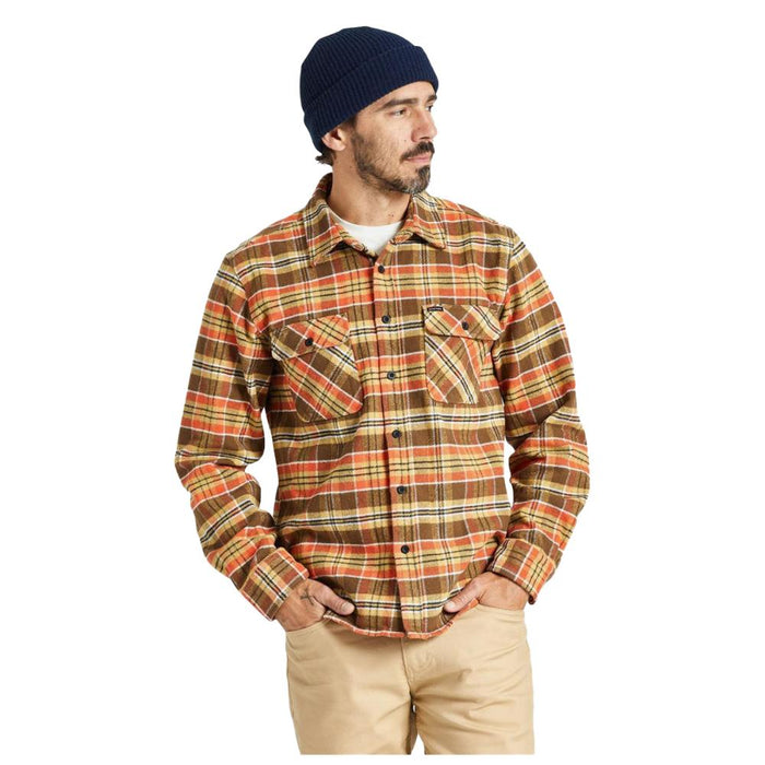 Camisa Bowery Desert Palm Antelope Burnt Red