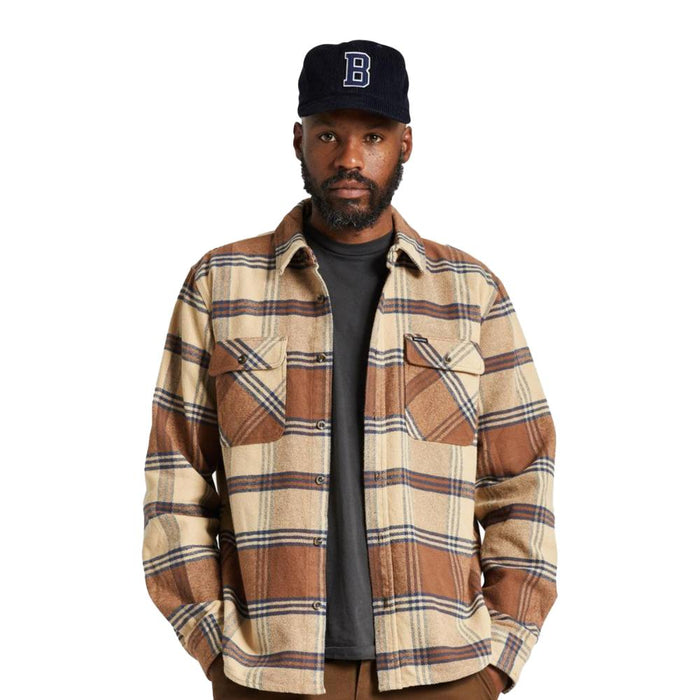 Camisa Bowery Heavyweight Sand Bison