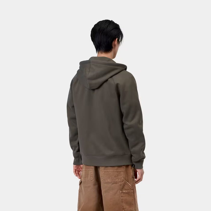 Carhartt WIP HOODED CHASE JACKET, Shungite/Gold