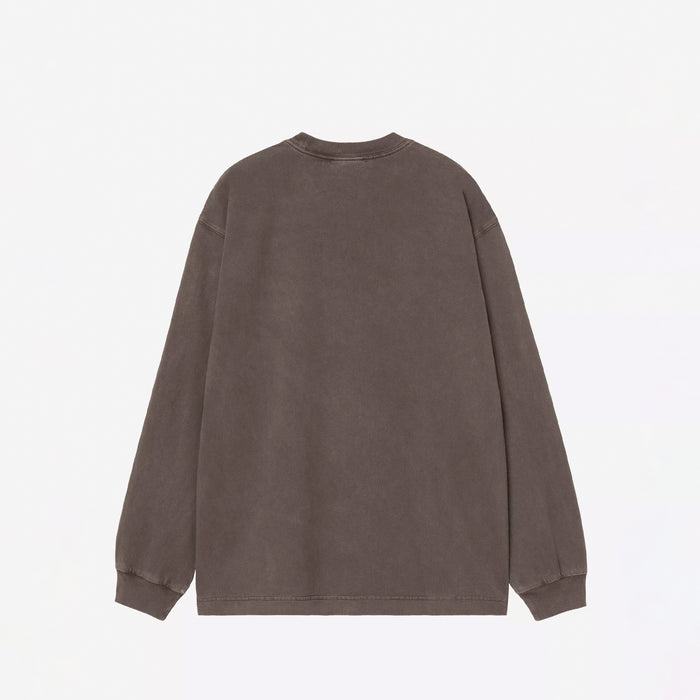 Carhartt WIP L/S VISTA T-SHIRT, Tobacco Garment Dyed