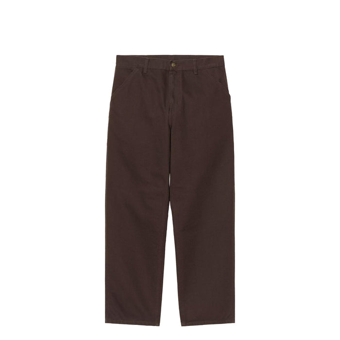 Carhartt WIP SINGLE KNEE PANT, Tobacco Rinsed
