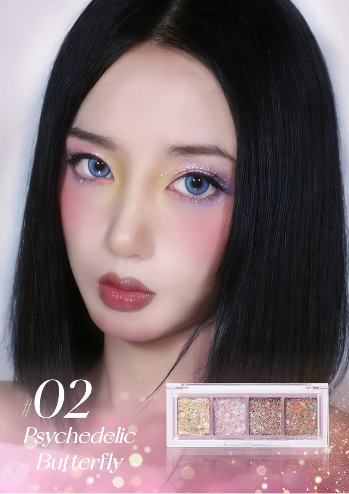 CARMELA Glitter Shiny Eyeshadow Palette T5706