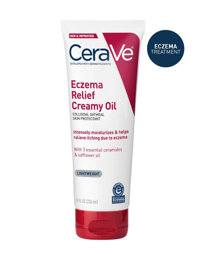 CERAVE Eczema Relief Creamy Oil Lightweight كريم معالج الاكزيما من سيرافي