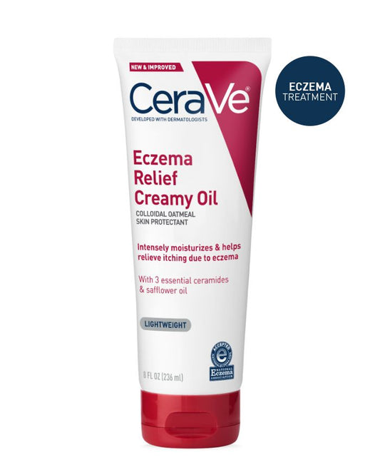 CERAVE Eczema Relief Creamy Oil Lightweight كريم معالج الاكزيما من سيرافي