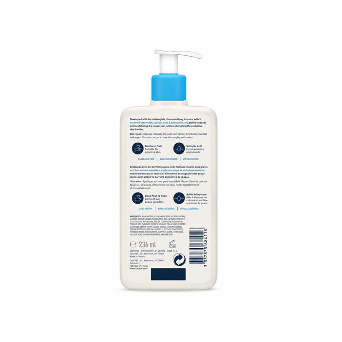 Cerave SA Smoothing Cleanser for normal, dry and rough skin 236ml