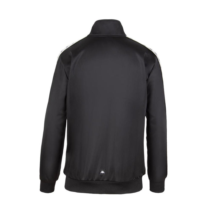 Chaqueta Full Zipper Men Black White Black