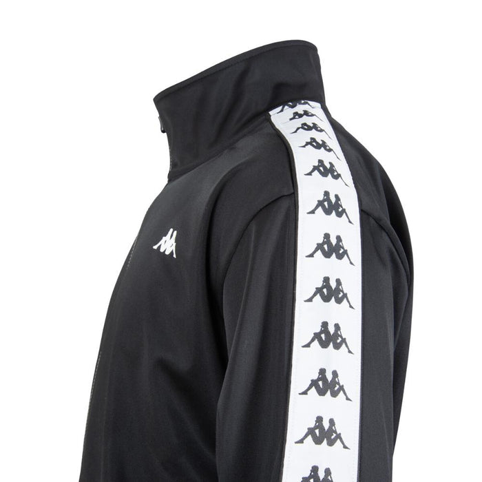 Chaqueta Full Zipper Men Black White Black