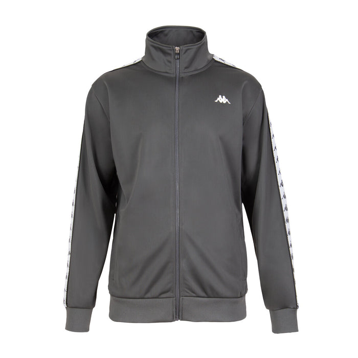 Chaqueta Full Zipper Men Gray White
