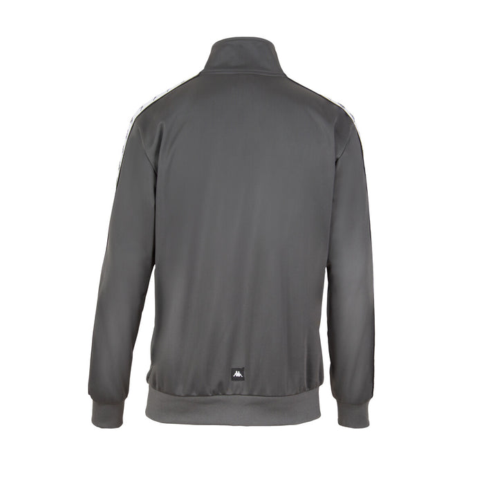 Chaqueta Full Zipper Men Gray White