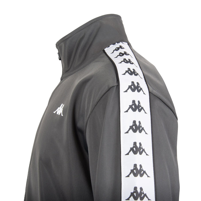 Chaqueta Full Zipper Men Gray White