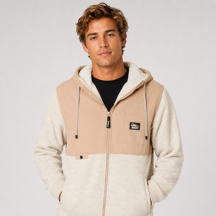 Chaqueta Hurley Men Huron Burrito Full Bone