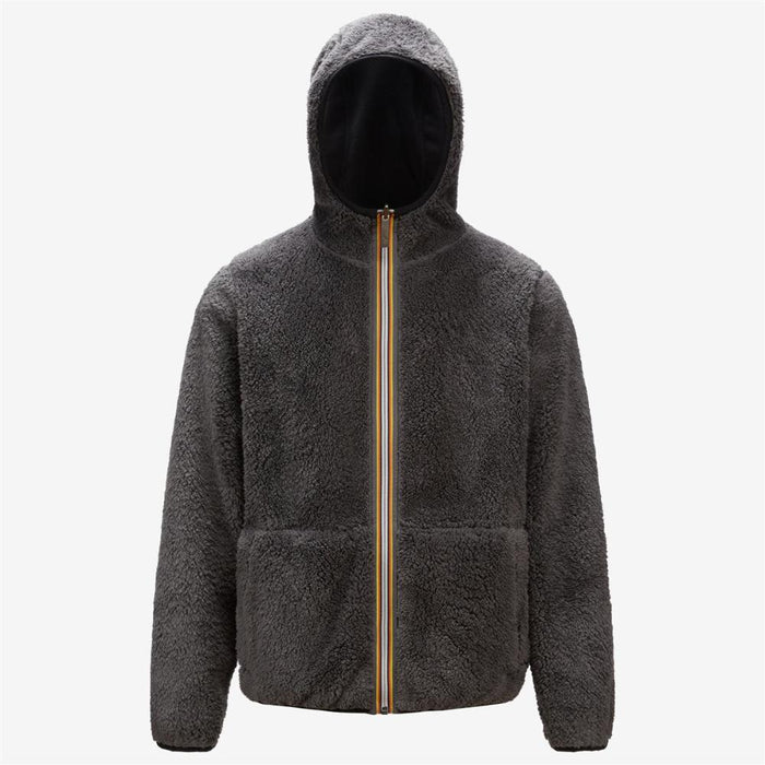 Chaqueta Jacques Polar Reversible Black Grey Smoke