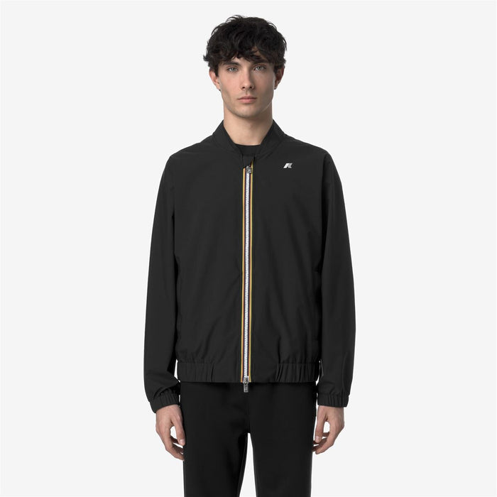 Chaqueta Men Impermeable Aurene Stretch Dot Black Pure