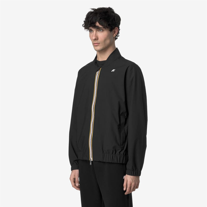 Chaqueta Men Impermeable Aurene Stretch Dot Black Pure