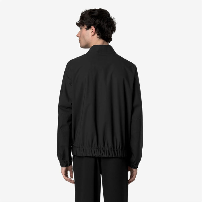 Chaqueta Men Impermeable Aurene Stretch Dot Black Pure