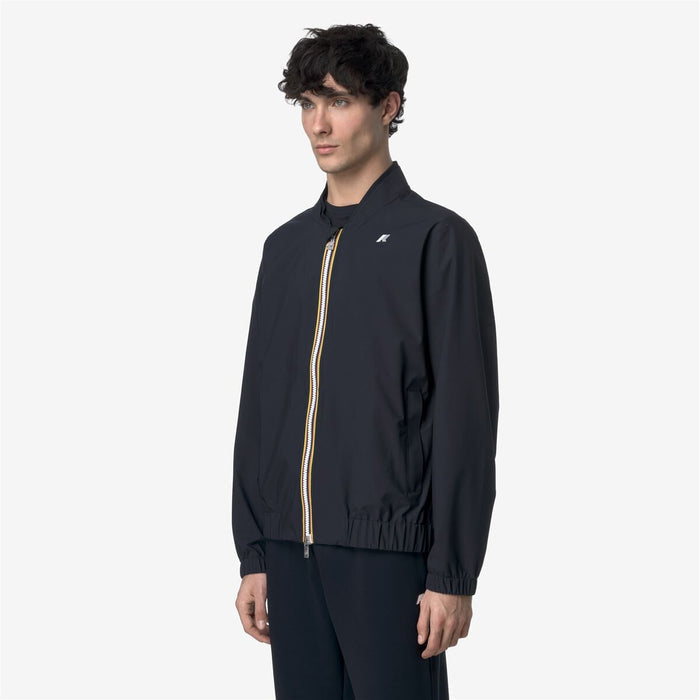 Chaqueta Men Impermeable Aurene Stretch Dot Blue Depth