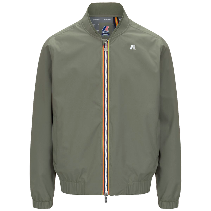 Chaqueta Men Impermeable Aurene Stretch Dot Green