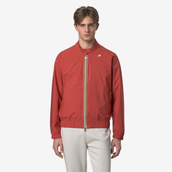 Chaqueta Men Impermeable Aurene Stretch Dot Red Jasper