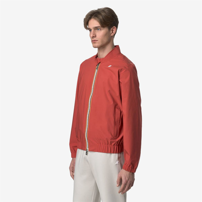 Chaqueta Men Impermeable Aurene Stretch Dot Red Jasper