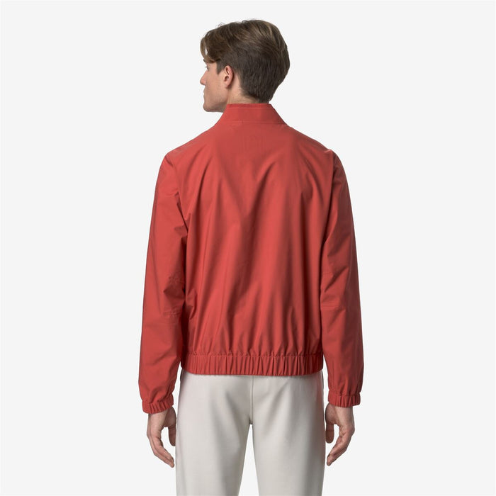 Chaqueta Men Impermeable Aurene Stretch Dot Red Jasper
