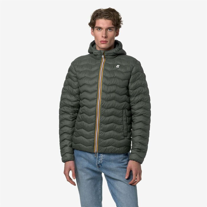 Chaqueta Men Jack Quilted Warm Green Blackish