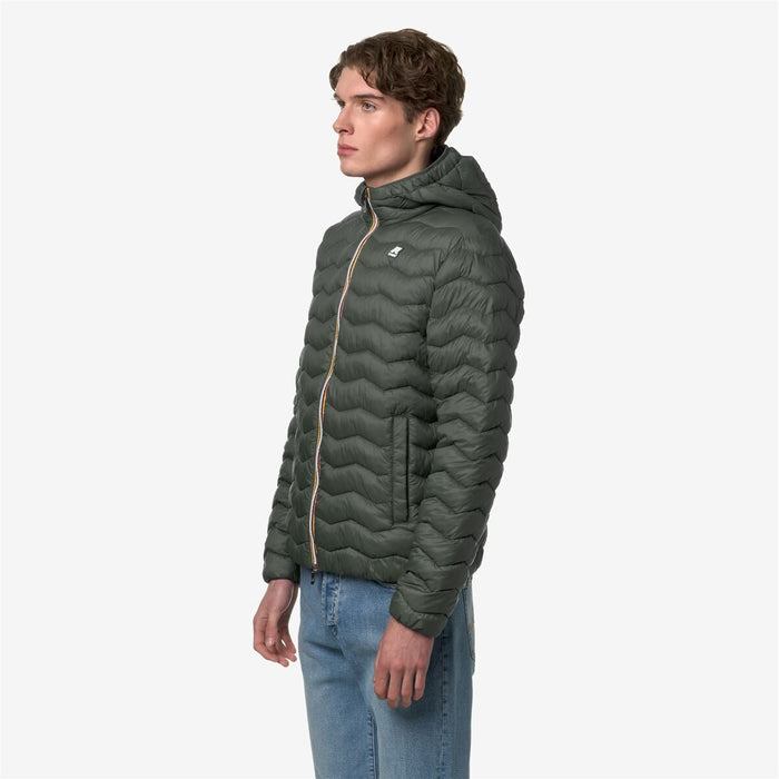Chaqueta Men Jack Quilted Warm Green Blackish
