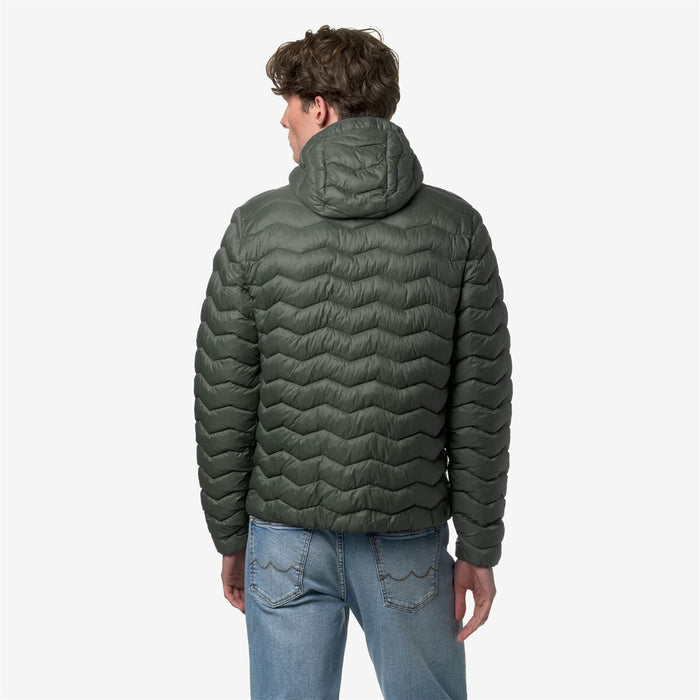 Chaqueta Men Jack Quilted Warm Green Blackish