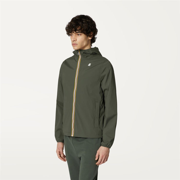 Chaqueta Men Nailon Jack Stretch Green Blackish