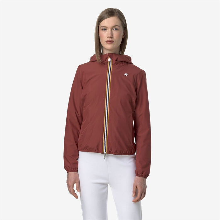 Chaqueta Women Impermeable Lily Stretch Poly Red Brownish
