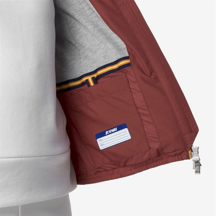 Chaqueta Women Impermeable Lily Stretch Poly Red Brownish