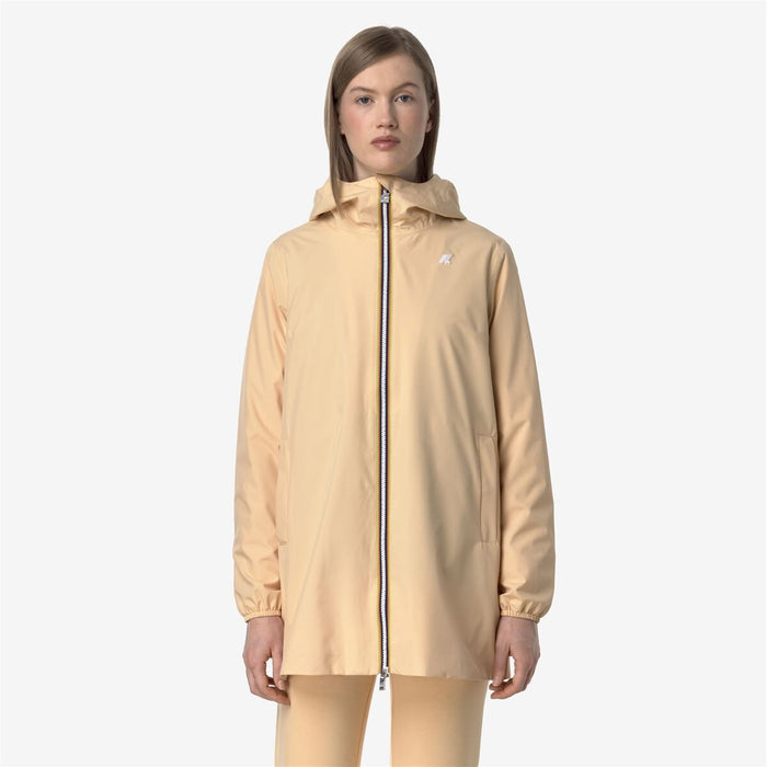 Chaqueta Women Impermeable Sophie Stretch Poly Jersey Beige Peachy