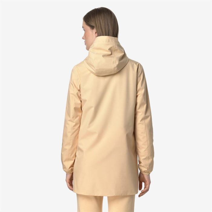 Chaqueta Women Impermeable Sophie Stretch Poly Jersey Beige Peachy