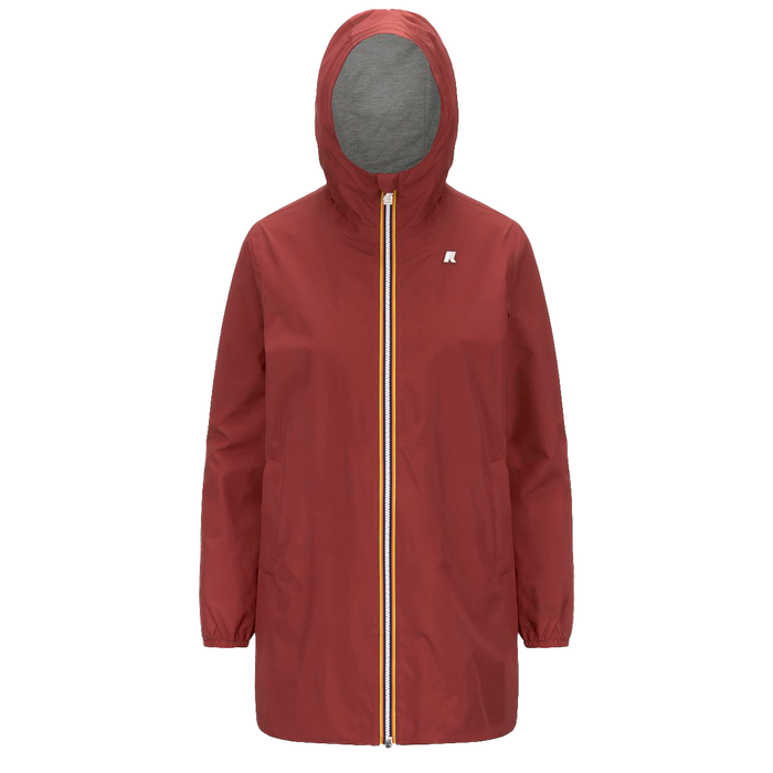 Chaqueta Women Impermeable Sophie Stretch Poly Jersey Red Brownish