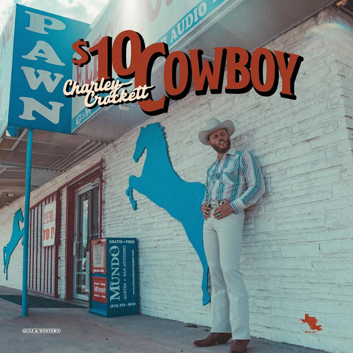 CHARLEY CROCKETT: $10  COWBOY VINYL LP