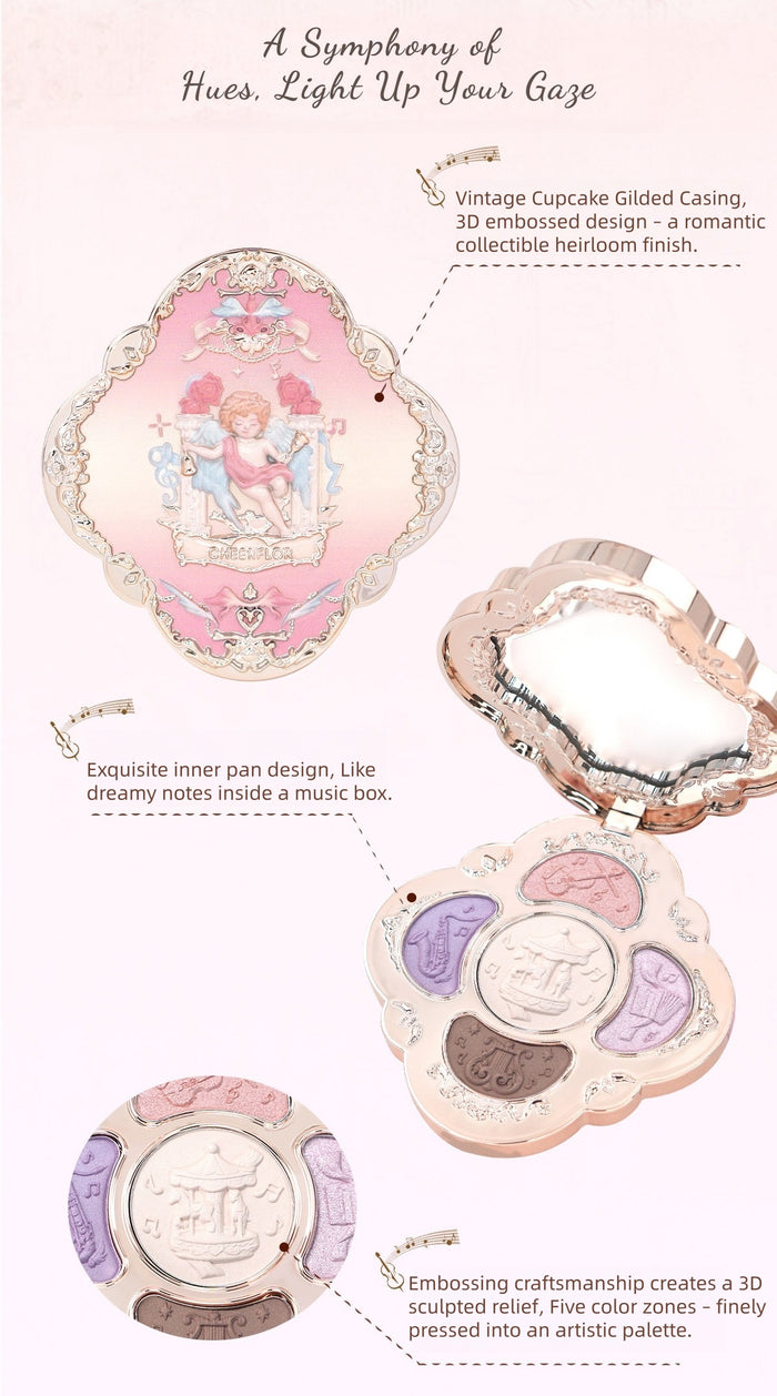 CHEERFLOR Dream Melody Box Collection Eyeshadow Palette T5780