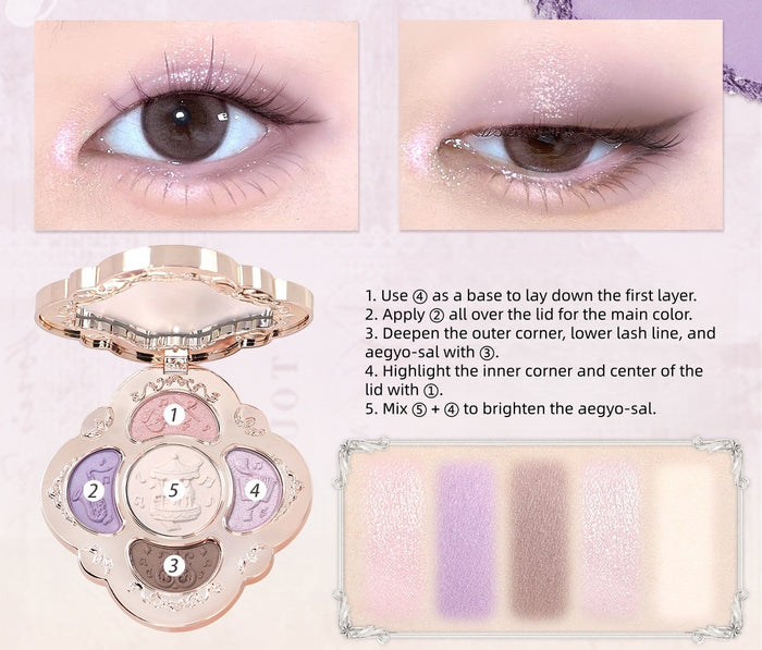 CHEERFLOR Dream Melody Box Collection Eyeshadow Palette T5780
