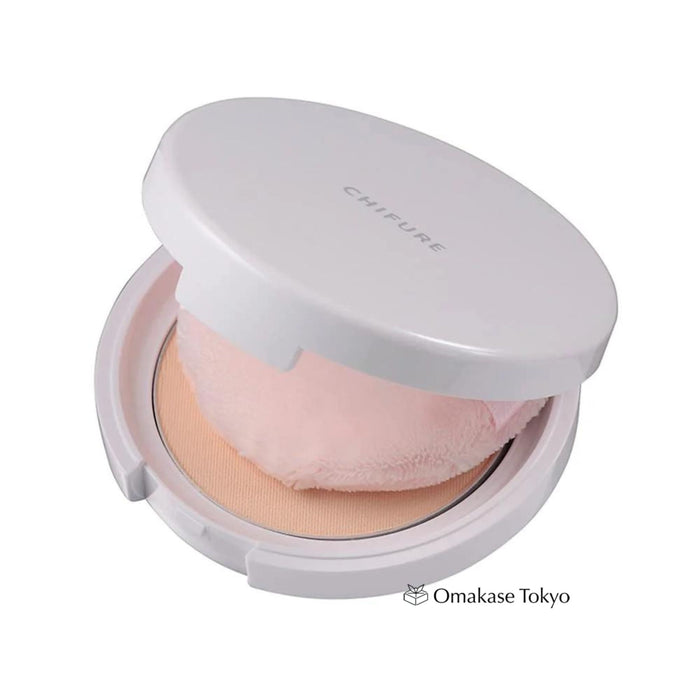 Chifure Pressed Powder Unscented 1 Lucent 10g With Puff