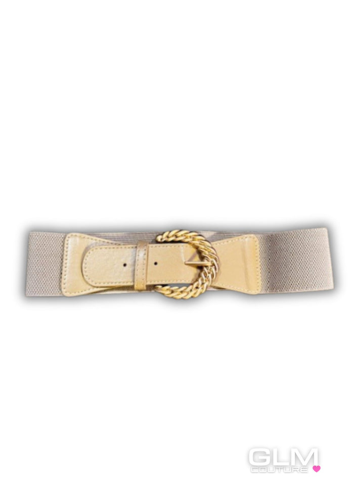Cintura Elastica Cream Chain